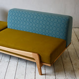 Luu Sofa dop tambourine blue / khaki | オーク/ウォルナット/アッシュ無垢材