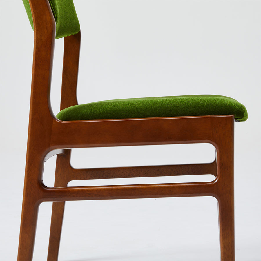 NMU DC ITA GR　1脚　ダイニングチェア　アームチェア　グリーン VISTA（ビスタ）チェア（アーム無）グリーン - ダイニングチェア
