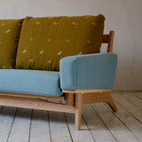 Newnormal Low Sofa 2.5シーター dop choucho khaki / blue