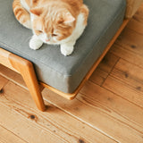 Luu Sofa cat life model【minä perhonen】 | オーク/ウォルナット/アッシュ無垢材