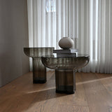 101 COPENHAGEN 【日本代理店】デンマークデザイン Crown Table Tall Smoked Forest - 北欧家具 北欧インテリア通販サイト greeniche (グリニッチ)