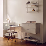 String フリースタンドシェルフ W58 D30 H85 ×2列