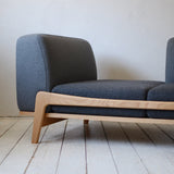 Luu Sofa gray / dark gray | オーク/ウォルナット/アッシュ無垢材