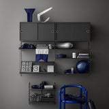 【日本代理店】String スウェーデン製 シェルフシステム サイドフレーム50×20 (2枚組)