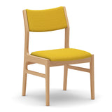 カリモク60【正規販売店】 アームレスダイニングチェア メリットサンフラワー×ピュアビーチ