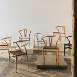 Yチェア(ワイチェア)CH24P レザー座面 | Hans. J. Wegner (ハンス・J・ウェグナー) カール・ハンセン&サン【正規販売店】デンマークデザイン