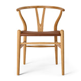 Yチェア(ワイチェア)CH24P レザー座面 | Hans. J. Wegner (ハンス・J・ウェグナー) カール・ハンセン&サン【正規販売店】デンマークデザイン
