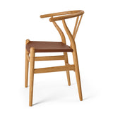Yチェア(ワイチェア)CH24P レザー座面 | Hans. J. Wegner (ハンス・J・ウェグナー) カール・ハンセン&サン【正規販売店】デンマークデザイン
