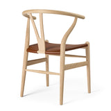 Yチェア(ワイチェア)CH24P レザー座面 | Hans. J. Wegner (ハンス・J・ウェグナー) カール・ハンセン&サン【正規販売店】デンマークデザイン