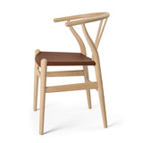 Yチェア(ワイチェア)CH24P レザー座面 | Hans. J. Wegner (ハンス・J・ウェグナー) カール・ハンセン&サン【正規販売店】デンマークデザイン