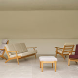 Carl Hansen&Søn CH290F オーク (kvadrat Serpentine) |Hans. J. Wegner (ハンス・J・ウェグナー) カール・ハンセン&サン【正規販売店】デンマークデザイン