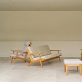 Carl Hansen&Søn CH291 オーク (kvadrat Serpentine) |Hans. J. Wegner (ハンス・J・ウェグナー) カール・ハンセン&サン【正規販売店】デンマークデザイン