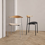 CH88P ブラックスチール脚 | Hans. J. Wegner (ハンス・J・ウェグナー) カール・ハンセン&サン【正規販売店】デンマークデザイン