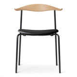 CH88P ブラックスチール脚 | Hans. J. Wegner (ハンス・J・ウェグナー) カール・ハンセン&サン【正規販売店】デンマークデザイン