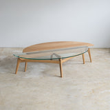 Luu Table(wood top) | オーク/ウォルナット無垢材