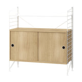 String フリースタンドシェルフ メタル棚板+キャビネット