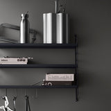 【日本代理店】String Pocket metal Sergelgrå セルゲルグロー - 北欧家具 北欧インテリア通販サイト greeniche (グリニッチ)