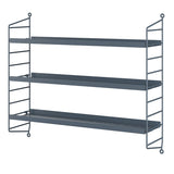 【日本代理店】String Pocket metal Sergelgrå セルゲルグロー - 北欧家具 北欧インテリア通販サイト greeniche (グリニッチ)