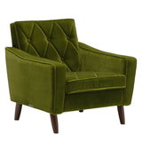 カリモク60【正規販売店】 ロビーチェア 1シーター モケットグリーン