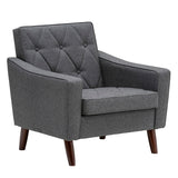 カリモク60【正規販売店】 ロビーチェア 1シーター セラムダークグレー