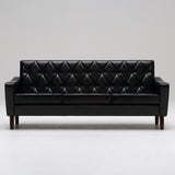 カリモク60【正規販売店】 ロビーチェア 3シーター スタンダードブラック