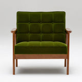 カリモク60【正規販売店】 Kチェア 1シーター〈ワイド〉モケットグリーン - 北欧家具 北欧インテリア通販サイト greeniche (グリニッチ)