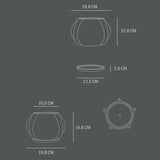 101 COPENHAGEN 【日本代理店】デンマークデザイン Arket Plant Pot Petit Dark Grey