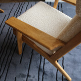 Carl Hansen&Søn CH291 オーク (kvadrat Serpentine) |Hans. J. Wegner (ハンス・J・ウェグナー) カール・ハンセン&サン【正規販売店】デンマークデザイン