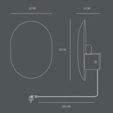 101 COPENHAGEN【日本代理店】デンマークデザイン Clam Wall Lamp - Oxidized