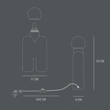 101 COPENHAGEN 【日本代理店】デンマークデザイン Cobra Table Lamp dark grey