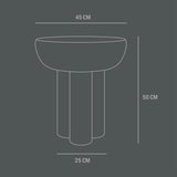 101 COPENHAGEN 【日本代理店】デンマークデザイン Crown Table Tall Smoked Desert - 北欧家具 北欧インテリア通販サイト greeniche (グリニッチ)