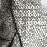 シ・コラサォン ウールブランケット Flower Dark Gray