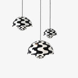 &Tradition Flowerpot VP7 Black & White Pattern