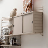 【日本代理店】String スウェーデン製 シェルフシステム サイドフレーム75×20 (2枚組)