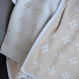 KLIPPAN シュニールコットン ハーフブランケット シャーンスンド ブルーサンド