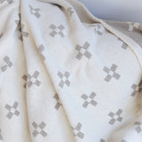 KLIPPAN シュニールコットン ハーフブランケット シャーンスンド エクリュ