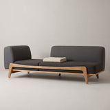 Luu Sofa gray / dark gray | オーク/ウォルナット/アッシュ無垢材