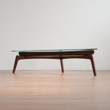 Luu Table(glass top)ノルディックアッシュ | アッシュ無垢材