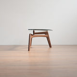 Luu Table(glass top)ノルディックアッシュ | アッシュ無垢材