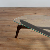 Luu Table(glass top)ノルディックアッシュ | アッシュ無垢材