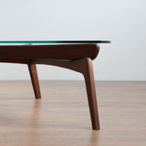 Luu Table(glass top)ノルディックアッシュ | アッシュ無垢材