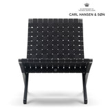 MG501 COTTON WEBBING ブラック ブラック塗装|CUBA CHAIR キューバチェア カール・ハンセン&サン【正規販売店】デンマークデザイン