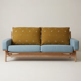 Newnormal Low Sofa 2.5シーター dop choucho khaki / blue