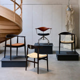 【数量限定】 PP505 Cow Horn Chair Wenge(ウェンジ) ラタン | Hans. J. Wegner (ハンス・J・ウェグナー) 【PPモブラー正規販売店】