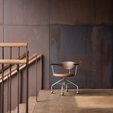 【数量限定】 PP502 Swivel Chair Wenge(ウェンジ) | Hans. J. Wegner (ハンス・J・ウェグナー) 【PPモブラー正規販売店】