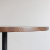 Round Cafe Table Φ700|ウォルナット無垢材