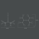 101 COPENHAGEN【日本代理店】デンマークデザイン Stingray Chandelier Bronze