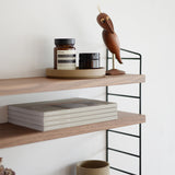 【日本代理店】String Pocket スウェーデン製 ウォルナット / ブラック