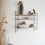 【日本代理店】String Pocket スウェーデン製 ウォルナット / ブラック