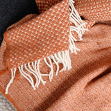 シ・コラサォン ウールブランケット Swallow Cloud Brick